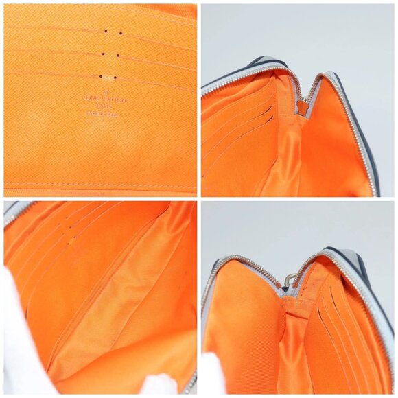 LOUIS VUITTON Monogram Satellite Alpha Clutch Bag Silver - Picture 15 of 16